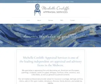 Michelleconliffe.com(Discover the value of your art. Michelle Conliffe Appraisal Services) Screenshot