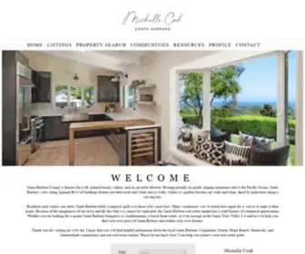 Michellecook.com(Homes, Estates, Beach Front Santa Barbara, Montecito, Santa Ynez) Screenshot