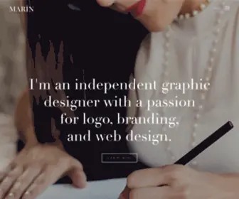 Michellemarin.com(Brand Identity Design) Screenshot