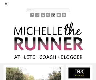 Michelletherunner.com(Welcome) Screenshot