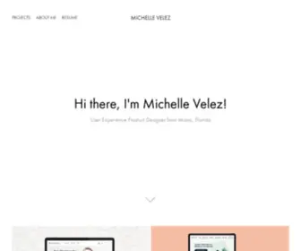 Michellevelezdesign.com(Michelle Velez) Screenshot
