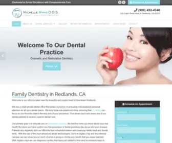 Michellewangdds.com(Redlands Dentist) Screenshot