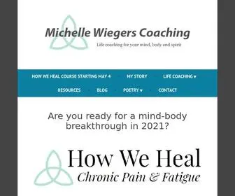 Michellewiegers.com(Life coach for your mind) Screenshot