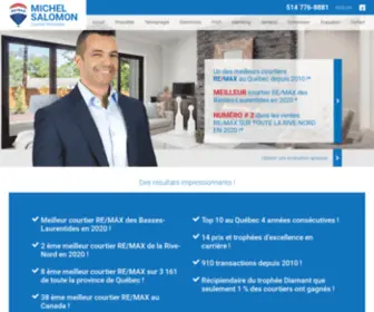 Michelsalomon.com(Maison, Condo à vendre Blainville) Screenshot