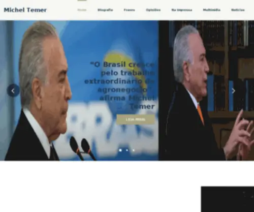 Micheltemer.com.br(Vice-Presidente) Screenshot