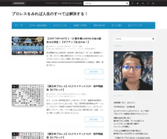 Michi-Pro.com(プロレスをみれば人生のすべては解決する) Screenshot