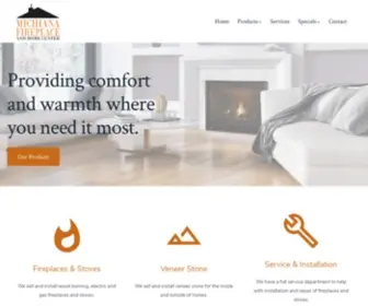 Michianafireplace.com(Michiana Fireplace & Home Center) Screenshot