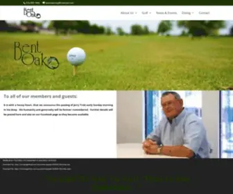 Michianagolfclub.com(Bent Oak Golf Course) Screenshot