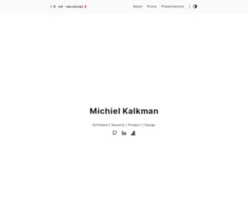Michielkalkman.com(Michielkalkman) Screenshot