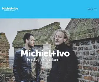 Michielplusivo.nl(Eerst zijn) Screenshot