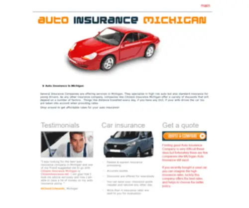 Michigan-Auto-Insurance-Quotes.com(Auto insurance) Screenshot