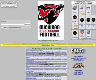 Michigan-Football.com(Michigan High School Football) Screenshot