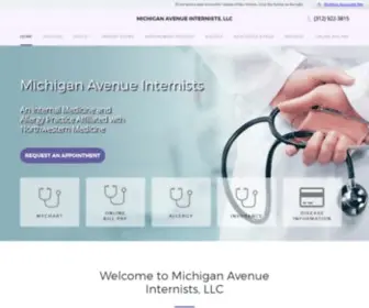 Michiganavenueinternists.com(Michigan Avenue Internists) Screenshot