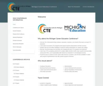 Michigancareerconference.org(Michigan Career Education Conference) Screenshot