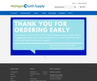 Michiganchurchsupply.com(Michigan Church Supply's online store) Screenshot