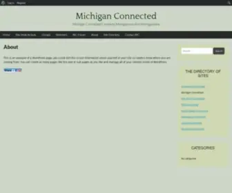 Michiganconnected.com(Michigan Connected) Screenshot