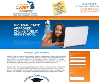 Michigancyberacademy.com(Michigan Cyber Academy) Screenshot