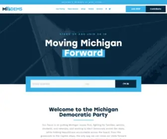 Michigandems.com(Michigan Democratic Party) Screenshot