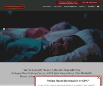 Michigandentalsleep.com(Sleep Apnea Clio) Screenshot