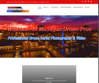 Michigandronepros.com(Michigan Drone Pros) Screenshot