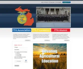 Michiganffa.com(Michigan FFA) Screenshot