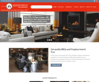 Michiganfireplaceandbbq.com(Fireplace store) Screenshot