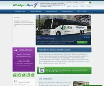 Michiganflyer.com(Michigan Flyer) Screenshot