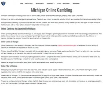 Michigangamblingonline.com Screenshot