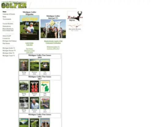 Michigangolfer.com(Michigan Golfer ON) Screenshot