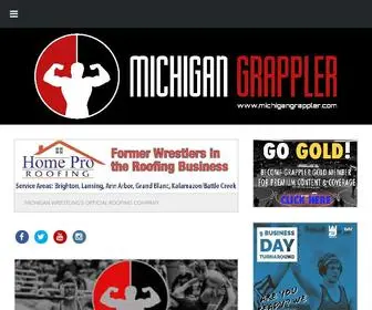 Michigangrappler.com(Michigan Grappler) Screenshot