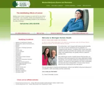 Michiganholistichealth.com(Medical Marijuana (marihuana) Card Exams @ Michigan) Screenshot