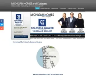 Michiganhomesandcottages.com(MLS Real Estate Search) Screenshot