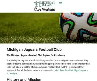 Michiganjaguars.org(Michigan Jaguars Football Club Fan Site) Screenshot