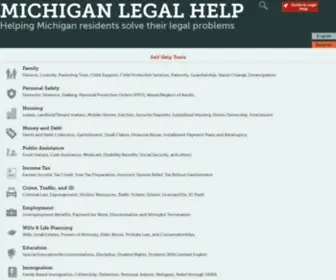 Michiganlegalhelp.org(Michigan Legal Help) Screenshot