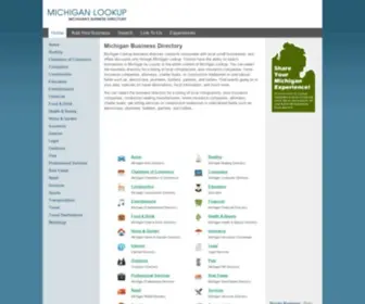 Michiganlookup.com(Michgian Business Directory) Screenshot