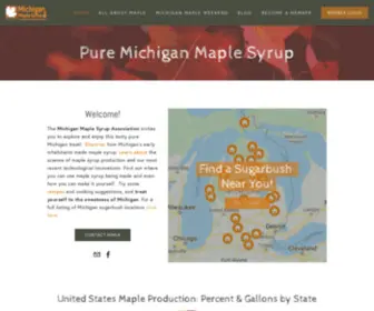 Michiganmaple.org(MMSA) Screenshot