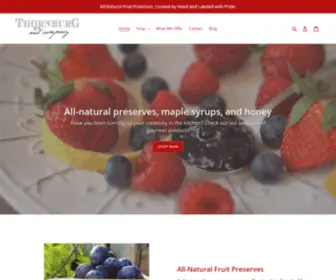 Michiganmaplesyrup.net(We proudly offer you a unique selection of Specialty Foods) Screenshot