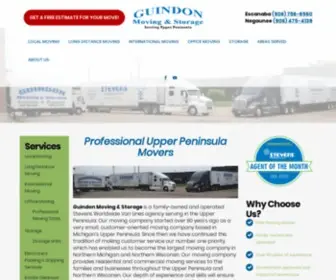 Michiganmover.com(Guindon Moving & Storage Company) Screenshot