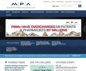 Michiganpharmacists.org(Michigan Pharmacists Association) Screenshot