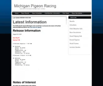 Michiganpigeonracing.com(Michiganpigeonracing) Screenshot