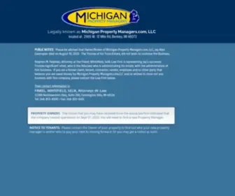 Michiganpropertymanagers.com(Metro Detroit's #1 Management Company) Screenshot