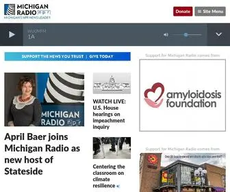 Michiganradio.org(Michigan Public) Screenshot