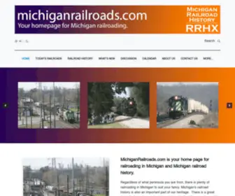 Michiganrailroads.com(Railroads in Michigan and Michigan Railroad History) Screenshot