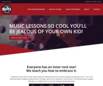 Michiganrockschool.com(In our rock band and lesson programs performance) Screenshot