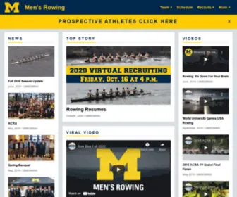 Michiganrowing.org(Michigan Men's Rowing) Screenshot