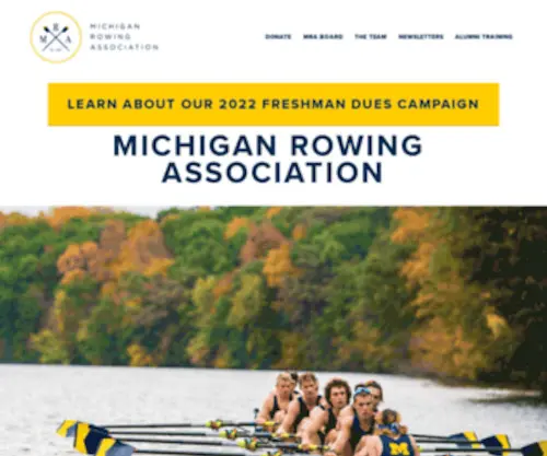 Michiganrowingassociation.org(MRA) Screenshot