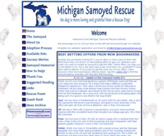 Michigansamoyedrescue.org(Principal) Screenshot