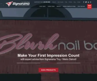 Michigansignshops.com(Signarama Troy) Screenshot