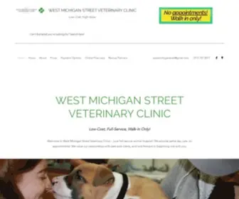 Michiganstreetvet.com(West Michigan Street) Screenshot