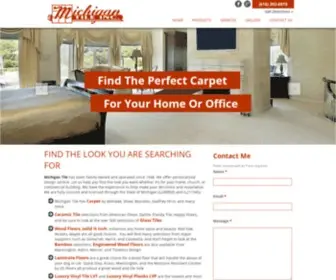 Michigantile.com(Tile Carpet & Wood Flooring Holland MI) Screenshot